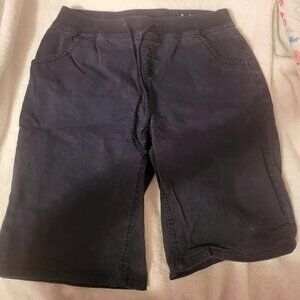 Girls Justice Navy Blue Uniform Shorts Size 18